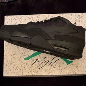 Jordan 4 RM Men's Black Sneakers